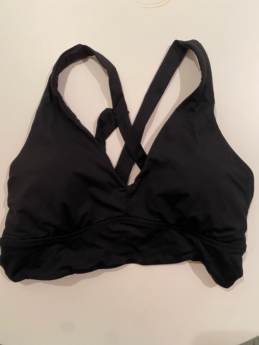 Black Cross-Back Bralette